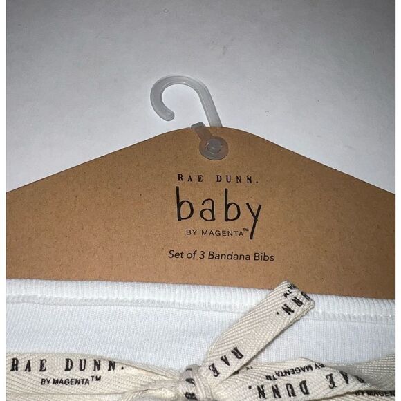 Rae DUNN 3Pk Bandana Bibs Christmas NWT - Picture 2 of 7